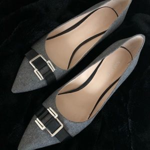 Nine West Professional Gray Linen with Buckle